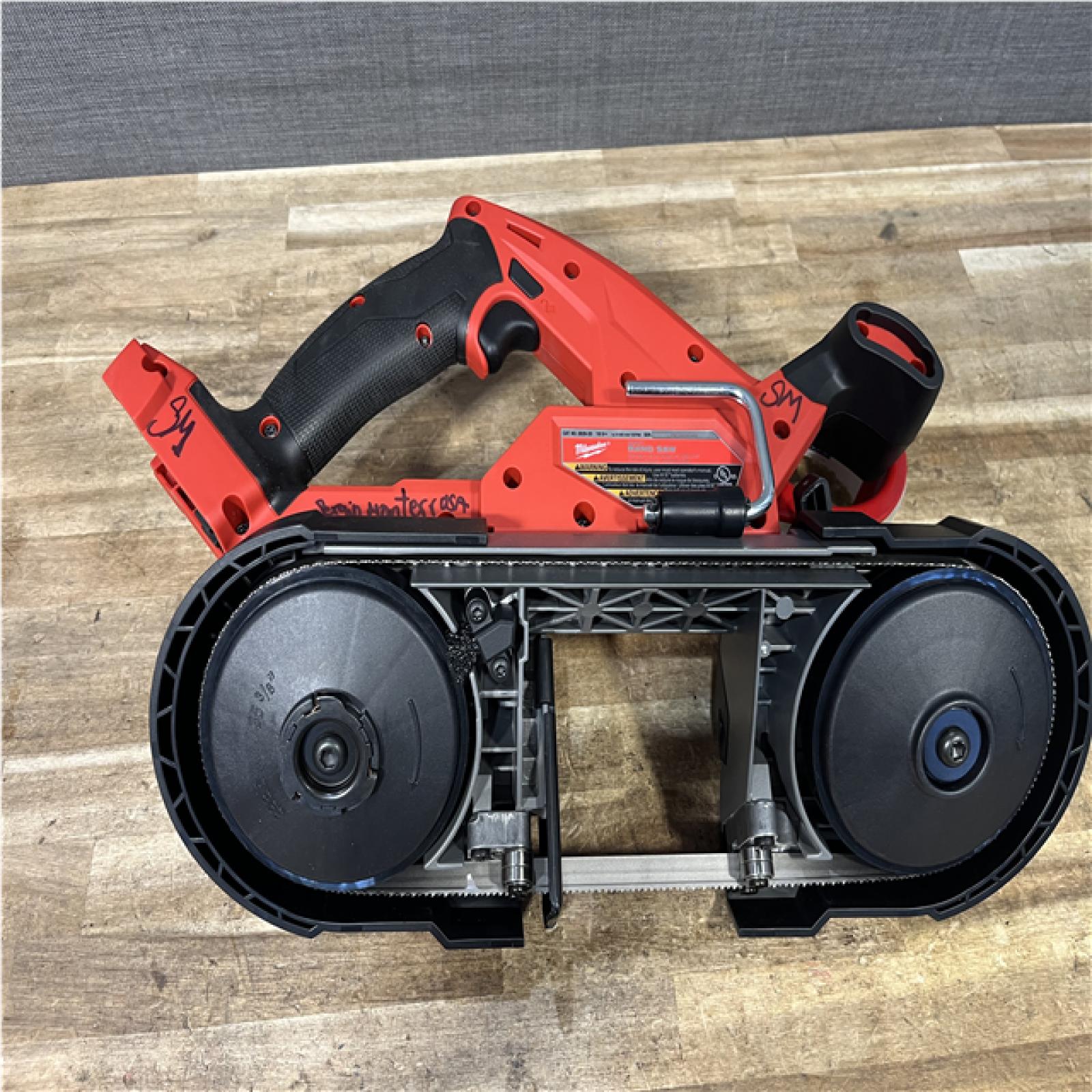 Houston Location AS-IS Milwaukee FUEL 18V Lithium-Ion Brushless Cordless Compact Bandsaw (Tool-Only)