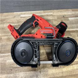 Houston Location AS-IS Milwaukee FUEL 18V Lithium-Ion Brushless Cordless Compact Bandsaw (Tool-Only)