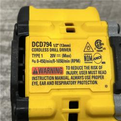AS-IS DEWALT Atomic 20V Lithium-Ion Cordless Compact 1/2 in. Drill/Driver Kit