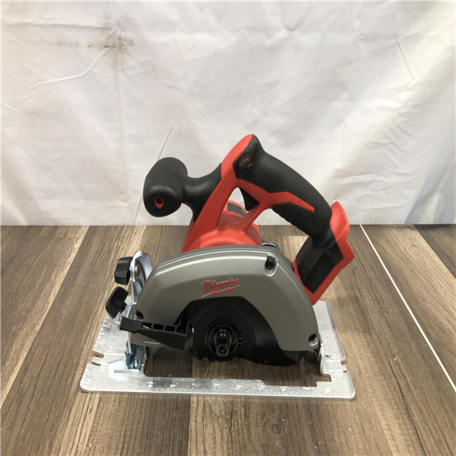 AS-IS Milwaukee 18V Lithium-Ion Cordless 6-1/2 in. Circular Saw (Tool-Only)