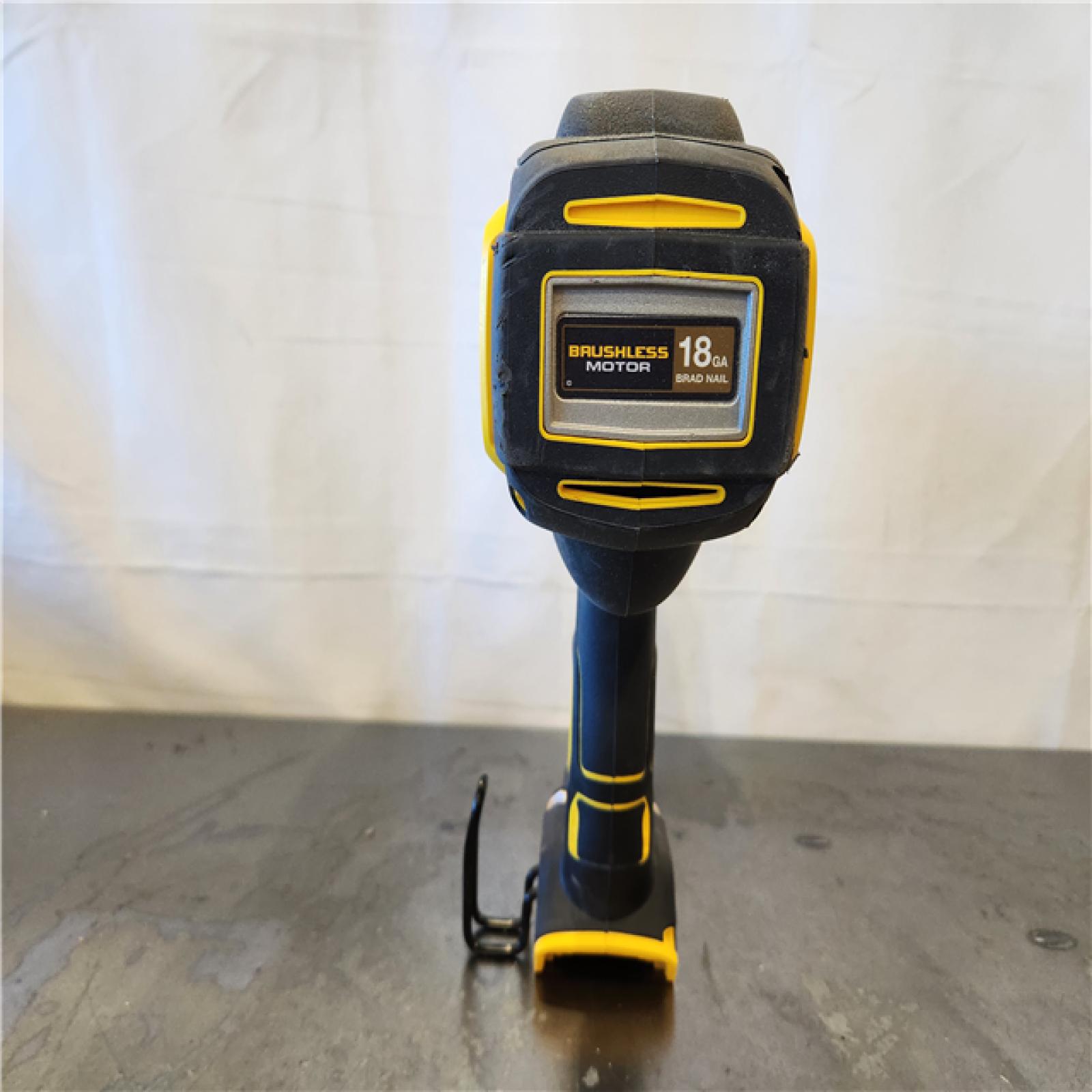 AS-IS- DeWalt 20V MAX XR Lithium-Ion Cordless 18-Gauge Brad Nailer (Tool Only)