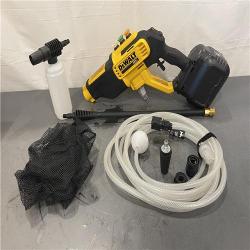 AS-IS - DEWALT 20V MAX 550 PSI 1.0 GPM Cold Water Cordless Battery Power Cleaner Kit