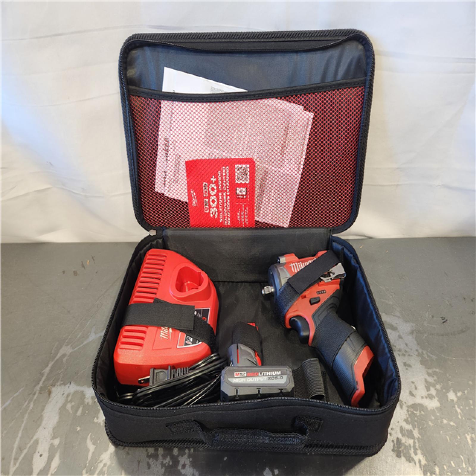 AS-IS- Cordless Impact Wrench 3/8 in 12 V