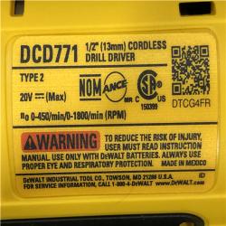 AS-IS DEWALT 20V MAX Cordless Drill/Impact 2 Tool Combo Kit
