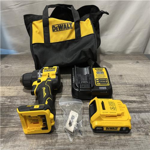 AS-IS DEWALT Atomic 20V Lithium-Ion Cordless Compact 1/2 in. Drill/Driver Kit