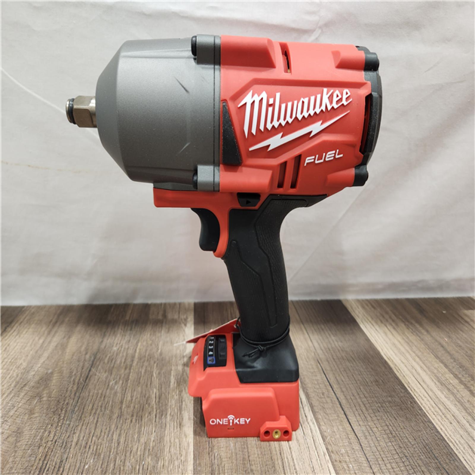 AS-IS- Milwaukee M18 FUEL ONE-KEY 18V Lithium-Ion Brushless Cordless 3/4 in. Impact Wrench with Friction Ring (Tool-Only)