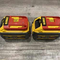AS-IS DEWALT FLEXVOLT 20V/60V MAX Lithium-Ion 6.0Ah Battery Pack (2 Pack)