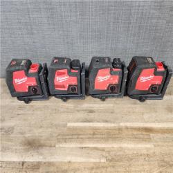 HOUSTON LOCATION - AS-IS MILWAUKEE 4 LASER TOOL COMBO