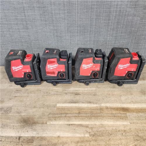 HOUSTON LOCATION - AS-IS MILWAUKEE 4 LASER TOOL COMBO