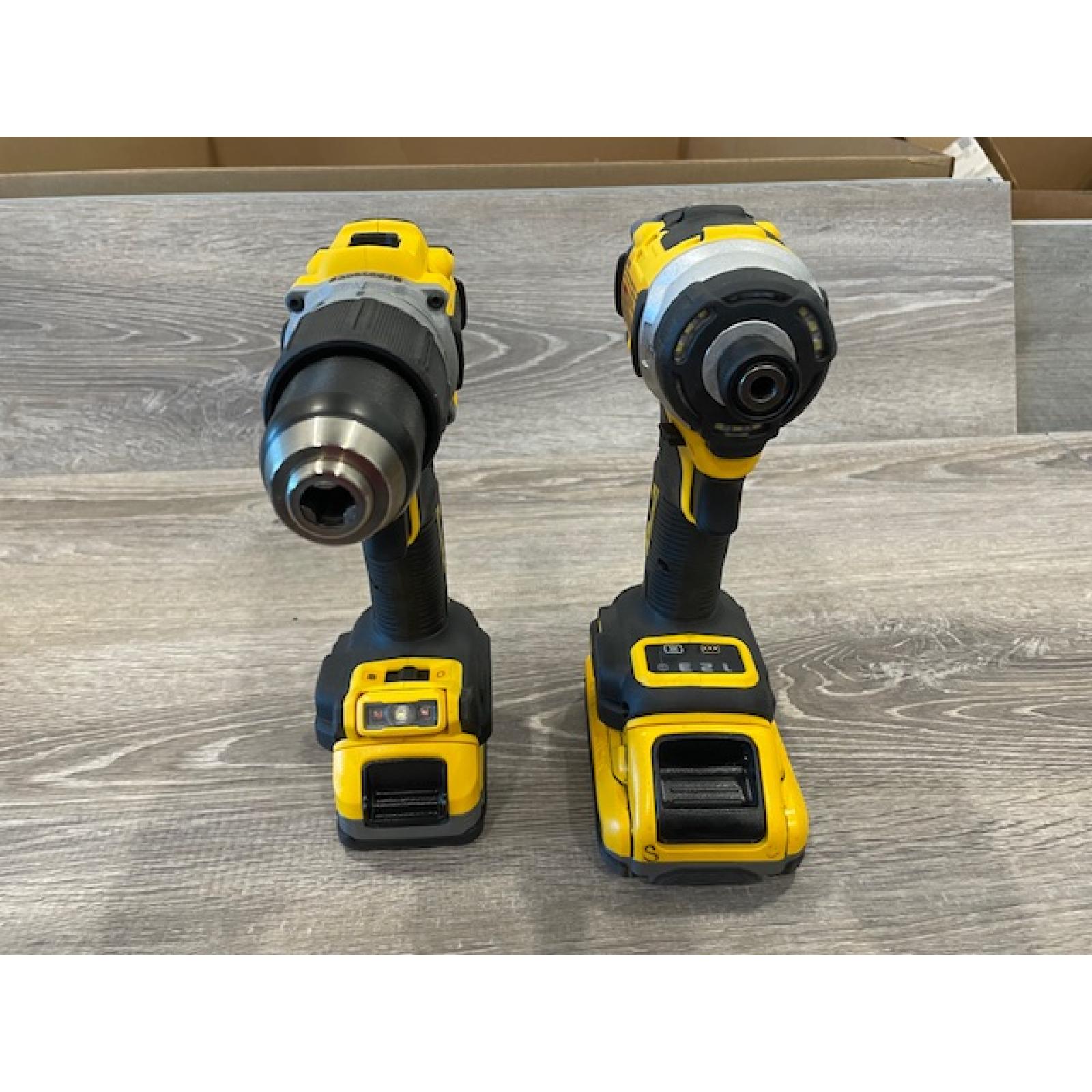 AS-IS DEWALT 20V XR Lithium-Ion Cordless 2-Tool Combo Kit