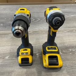 AS-IS DEWALT 20V XR Lithium-Ion Cordless 2-Tool Combo Kit