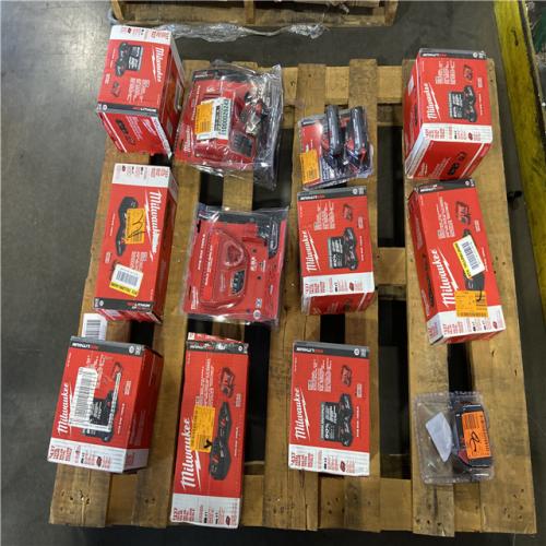 DALLAS LOCATION - NEW! MILWAUKEE BATTERY PALLET