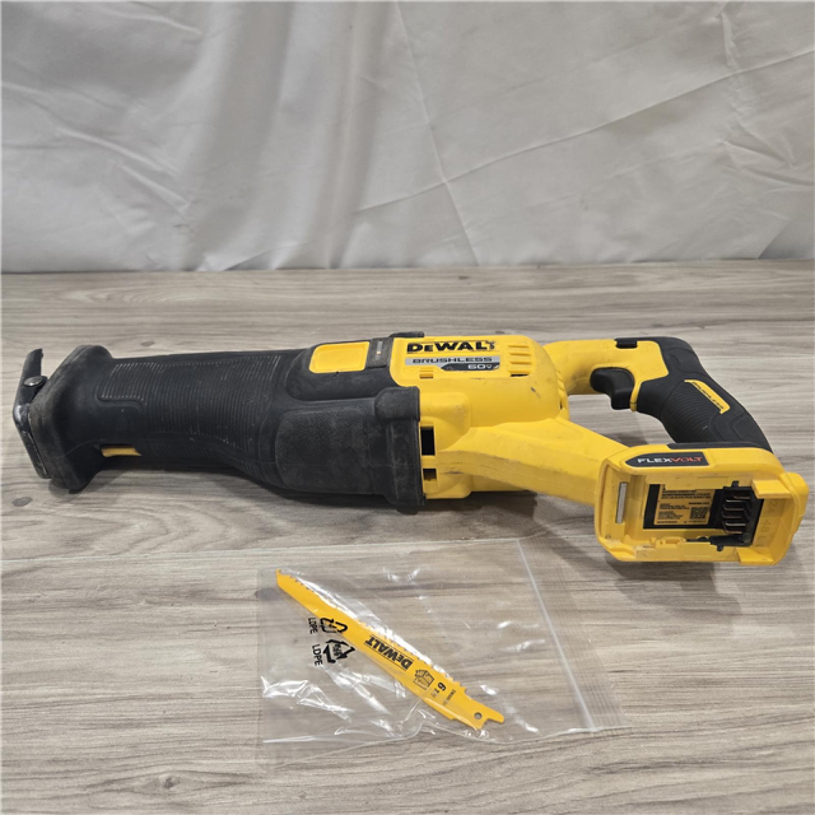 AS-IS DeWalt FLEXVOLT 60V MAX Cordless Reciprocating Saw (Tool-Only)