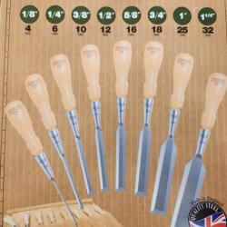 Phoenix NEW Stanley Sweetheart 750 Series Socket Wood Chisel Set (8-Piece)