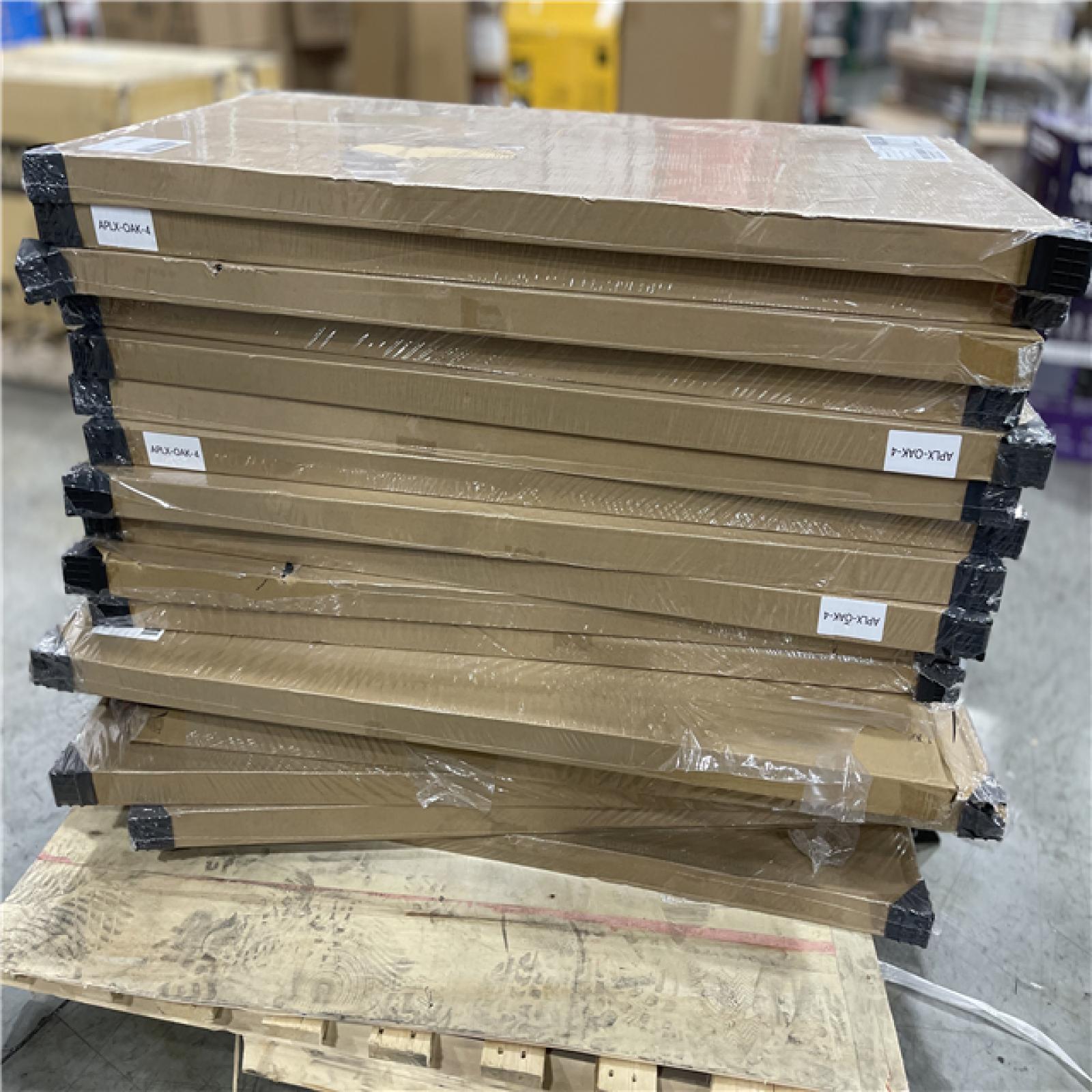 DALLAS LOCATION -  sunwings Natural Oak 2/5 in. x 1.96 ft. x 3.93 ft. Wood Slat Acoustic Panels 3D Decorative Wall Paneling (31 sq. ft./Case)PALLET-(16 CASES)