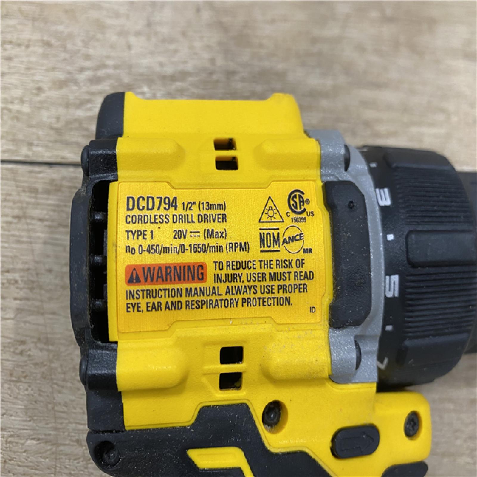AS-IS DEWALT ATOMIC 20-Volt MAX Brushless Cordless 1/2 in. Drill Driver (Tool-Only)