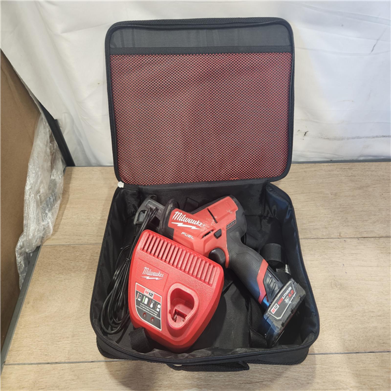 AS-IS- Milwaukee Cordless HACKZALL Reciprocating Saw Kit