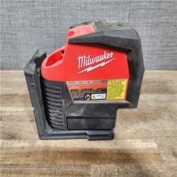 HOUSTON LOCATION - AS-IS M12 12-Volt Lithium-Ion Cordless Green 125 Ft. Cross Line and Plumb Points Laser Level (Tool-Only)