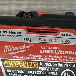 AS-IS Milwaukee 18V Lithium-Ion Cordless Drill Driver/Impact Driver Combo Kit