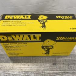 NEW - DEWALT 20V MAX Cordless Electrical Cable Cutting Tool (Tool Only)