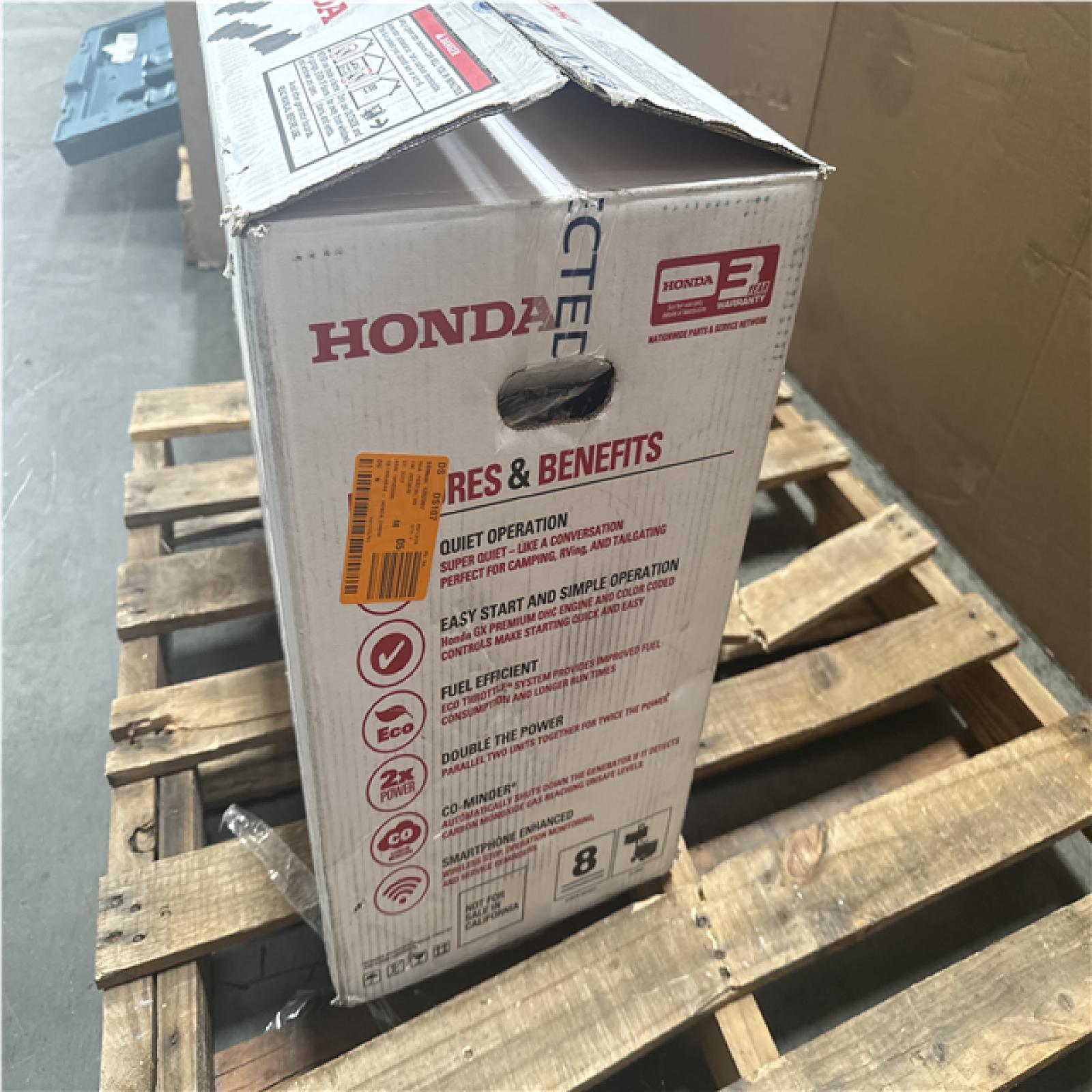 CALIFORNIA AS IS HONDA EU2200i INVERTER