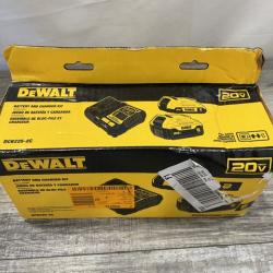 NEW - DEWALT 20V MAX Lithium-Ion Battery Kit with 5.0Ah and 2.0Ah Battery and Charger
