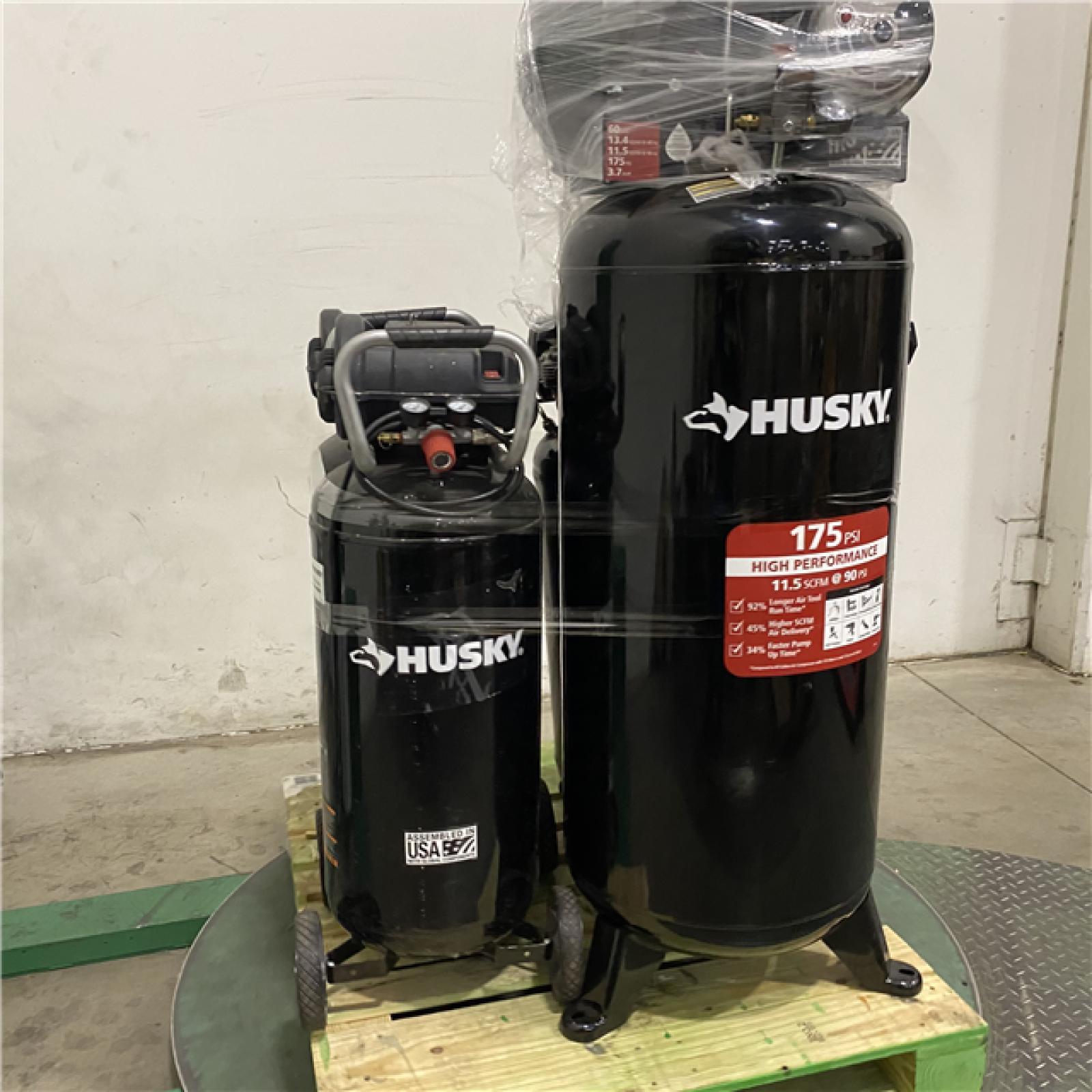 Dallas Location - As-Is Husky Electric Air Compressor(Lot Of 4)
