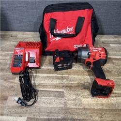 Houston Location AS-IS Milwaukee FUEL 18V Lithium-Ion Brushless Cordless 1/2 in. Impact Wrench w/Friction Ring Kit