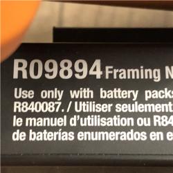 AS-IS RIDGID 18V Brushless Cordless 21° 3-1/2 in. Framing Nailer (Tool Only)