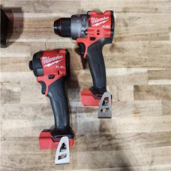 HOUSTON LOCATION - AS-IS Milwaukee FUEL 18V Lithium-Ion Brushless Cordless Hammer Drill and Impact Driver Combo Kit