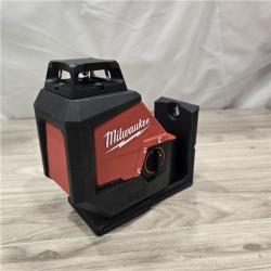AS-IS Milwaukee-3632-21 M12 Green Beam Laser 360° 3-Plane Kit