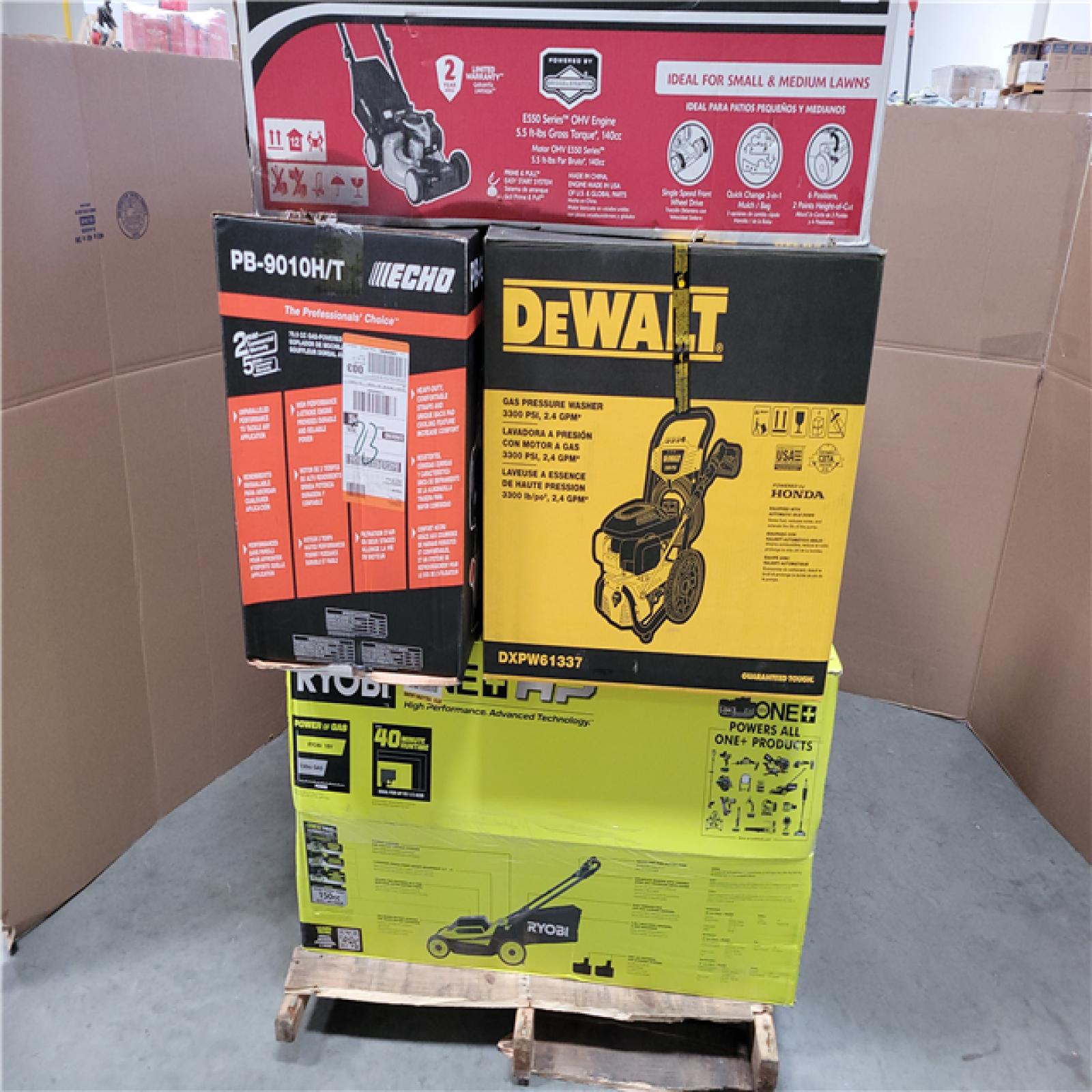 CALIFORNIA AS-IS OUTDOOR POWER EQUIPMENT