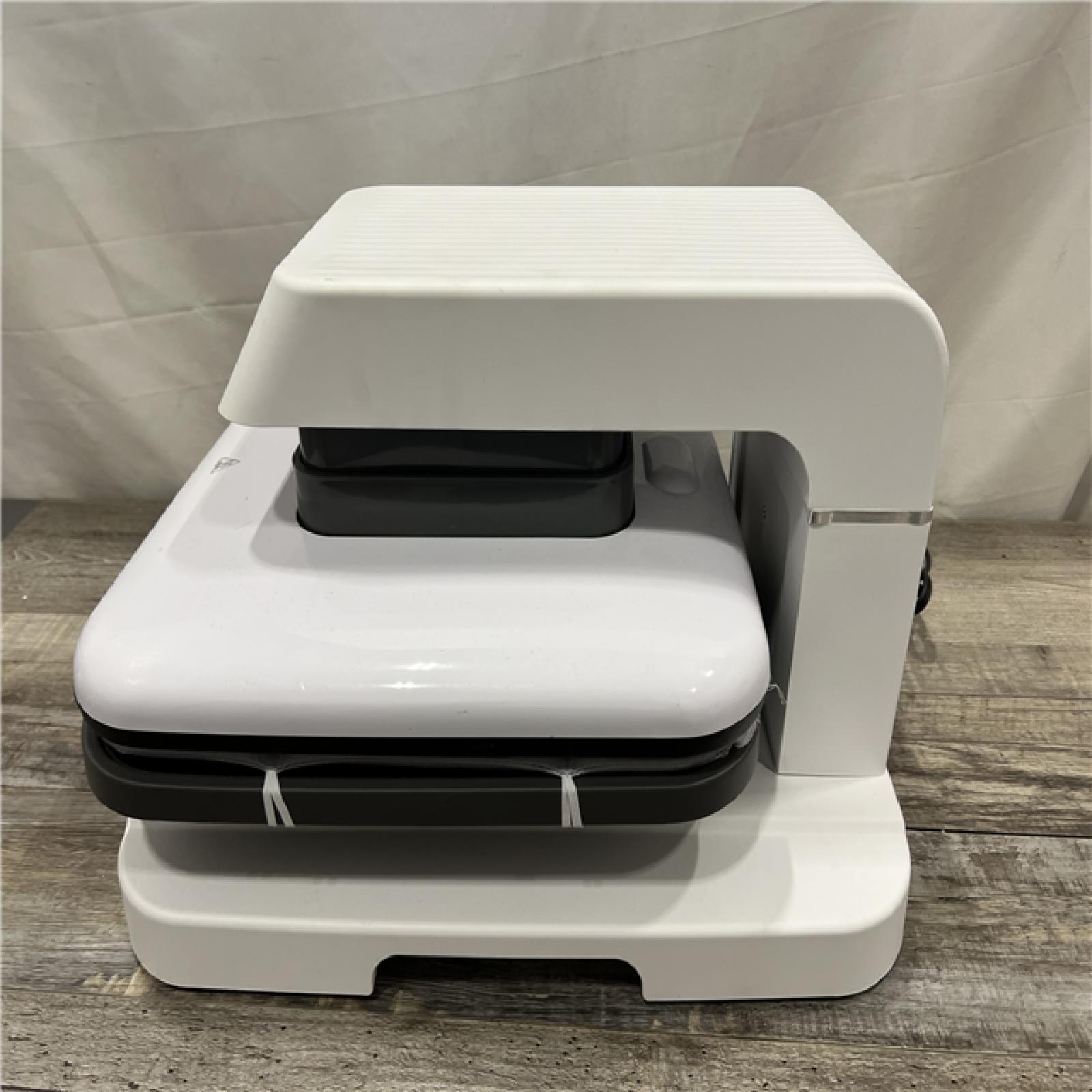 AS-IS HTVRONT 1500W 15x15 White Auto Heat Press Machine