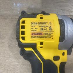 AS-IS DEWALT Atomic 20V Max Lithium-Ion Brushless Cordless Compact 1/4 in. Impact Driver Kit