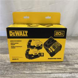 NEW - DEWALT 20V MAX Lithium-Ion Battery Starter Kit with 5.0 Ah Batteries (2-Pack) and Charger