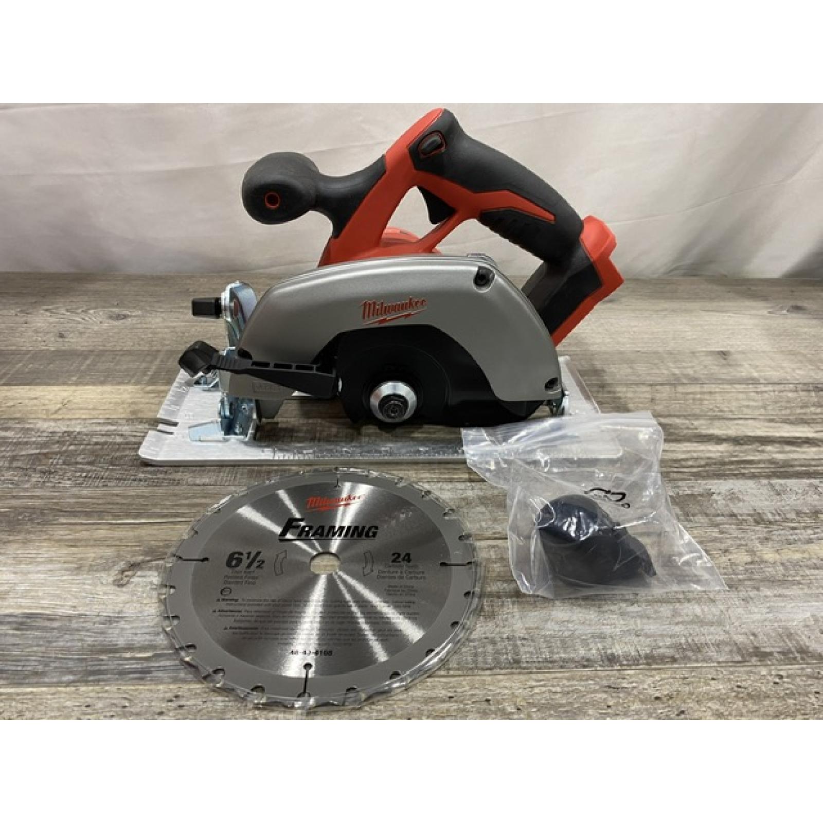 AS-IS Milwaukee 18V Lithium-Ion Cordless 6-1/2 in. Circular Saw (Tool-Only)