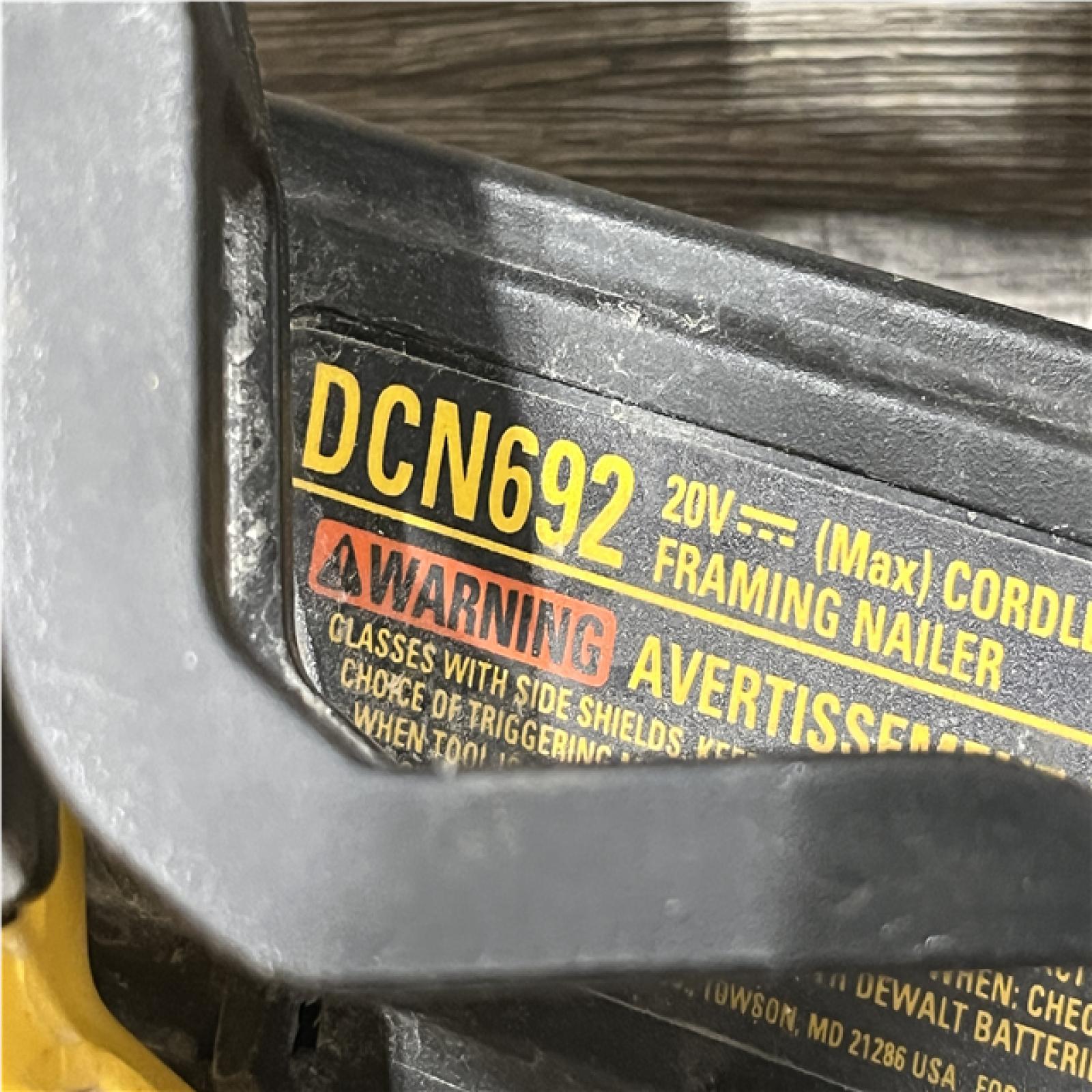 AS-IS DEWALT 20V MAX Brushless Li-Ion Framing Nailer (Tool Only)