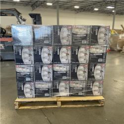DALLAS LOCATION- AS-IS HAMPTON BAY Ashhurst 3-Light Brushed Nickel Bathroom Vanity Light w/ Frosted Glass Shades (40 UNITS)
