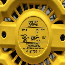 AS-IS DEWALT 20V MAX Jobsite Fan (Tool Only)