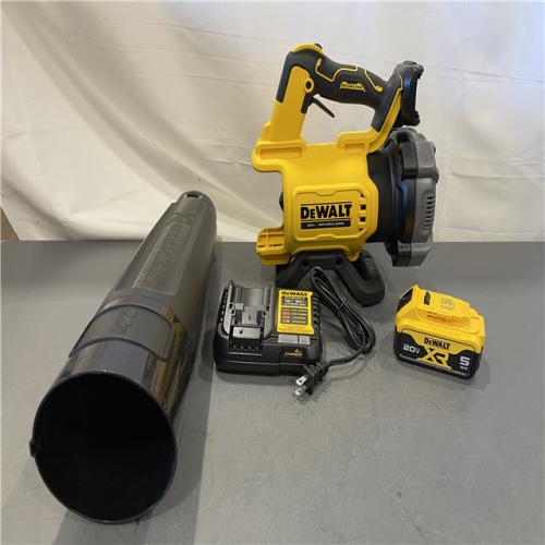 AS-IS - DeWalt Brushless Cordless Battery Powered Handheld Leaf Blower KIT