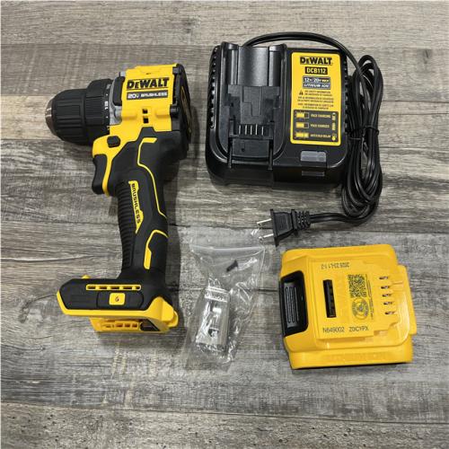 AS-IS DEWALT Atomic 20V Lithium-Ion Cordless Compact 1/2 in. Drill/Driver Kit