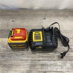 AS-IS DEWALT FLEXVOLT 20V/60V MAX Lithium-Ion 6.0Ah Battery Pack with 6 Amp Output Charger