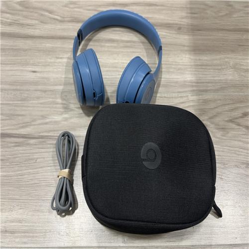 AS-IS Beats Solo 4 True Wireless On Ear Headphones in Slate Blue