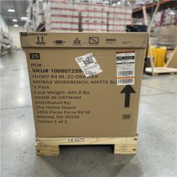 DALLAS LOCATION- AS-IS Tool Storage Heavy Duty 84 in. W x 24 in. D Mobile Workbench Cabinet