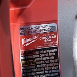 Houston Location AS-IS Milwaukee Hammer Drill Driver and Impact Driver Hackzall and Circular Saw and Batteries QTY/2 with Charger