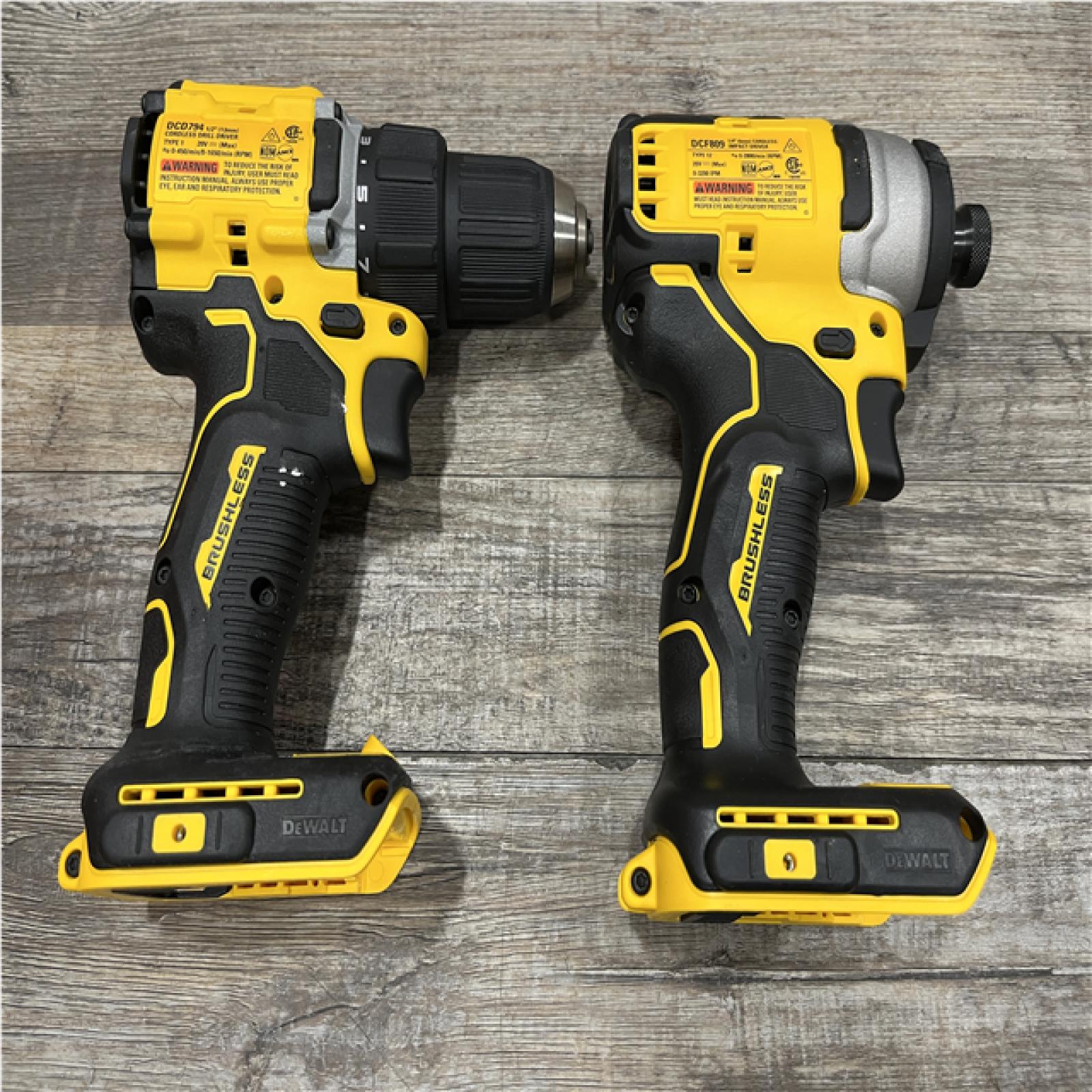 AS-IS DEWALT ATOMIC 20-Volt MAX Lithium-Ion Cordless Combo Kit