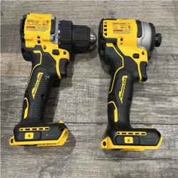 AS-IS DEWALT ATOMIC 20-Volt MAX Lithium-Ion Cordless Combo Kit