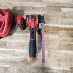 HOUSTON LOCATION - AS - IS Milwaukee  FUEL 12V Lithium-Ion Brushless Cordless 1/2 in. x 18 in. Bandfile COMBO KIT