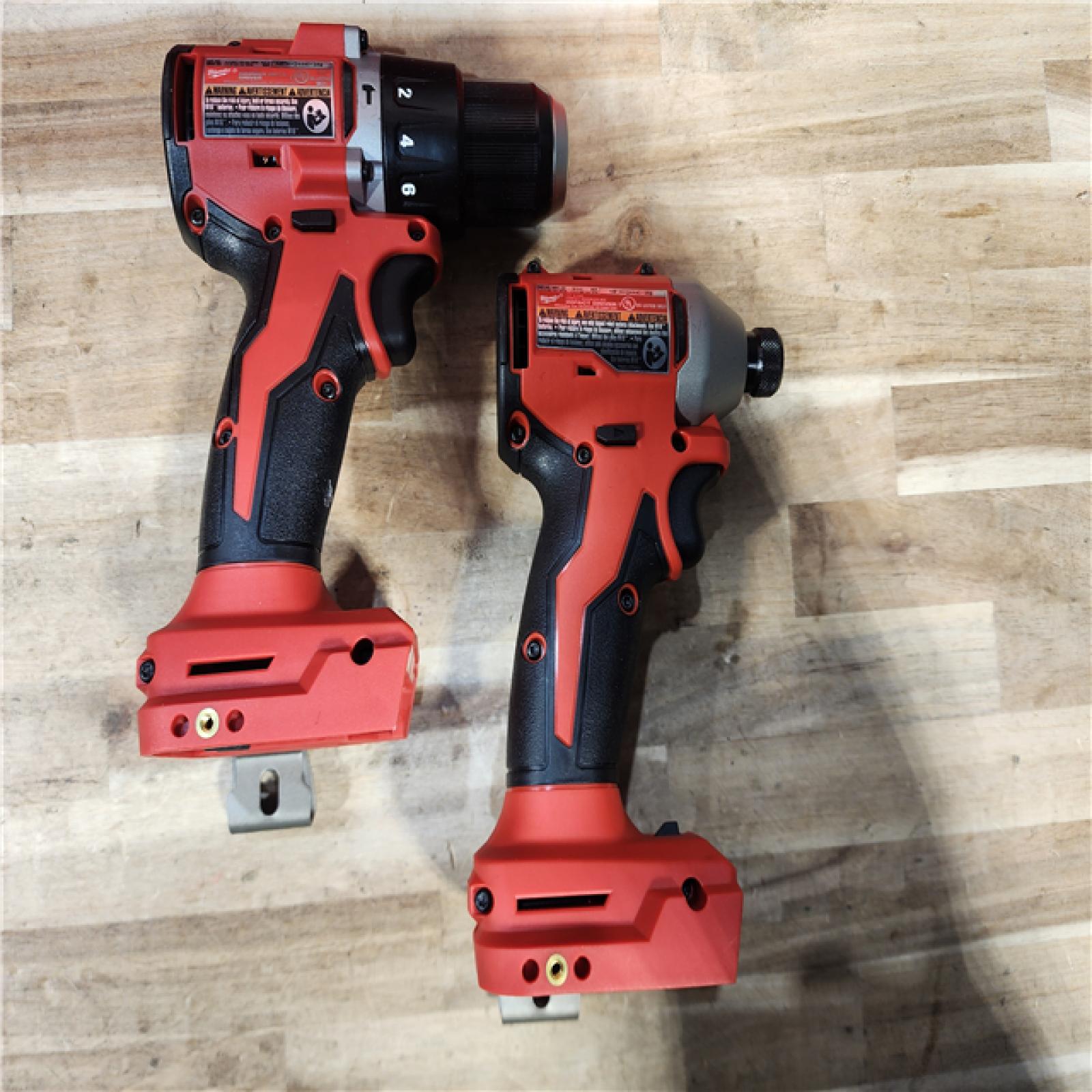 HOUSTON LOCATION - AS-IS (APPEARS LIKE NEW) M18 18-Volt Lithium-Ion Brushless Cordless Compact Hammer Drill/Impact Combo Kit (2-Tool) with (2) Batteries  Bag