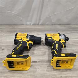 AS-IS Dewalt DCK225D2 20V MAX ATOMIC Compact Cordless Drill Driver and Impact Driver Combo Kit